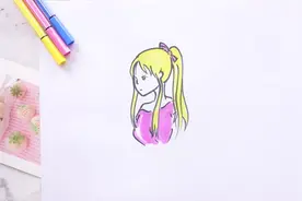 动漫长头发怎么画视频封面