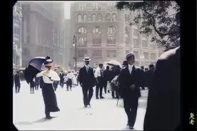 AI复原老映像，带你看看1911年的纽约视频封面