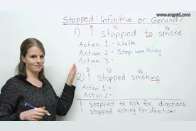 英语 stopped doing or stopped to do用法