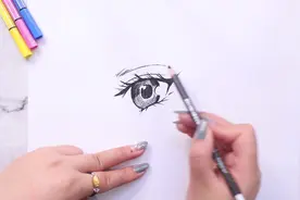 动漫眼睛铅笔画画法视频封面