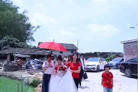 广西一小伙结婚，迎接新娘进家的场面，牛不牛你说了算视频封面