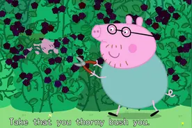 小猪佩奇英文版第三季46集 The Blackberry Bush视频封面