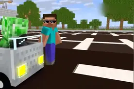 我的世界驾驶课，凋零骷髅：车辆起飞外挂模式开启！视频封面