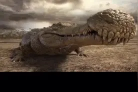 帝鳄的嗅觉非常灵敏,水中也能闻到猎物的气味,恐龙遇到它瞬间丧命