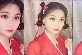 古代发型系列之：双垂髻！这个发型多用于未及笄的小姑娘！