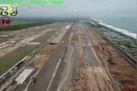 印度利西亚 新日惹国际机场跑道建设更新视频封面