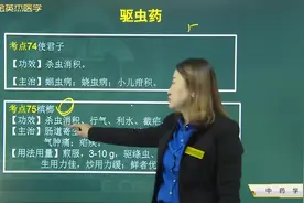 中医知识03中药学14驱虫药：使君子、槟榔，区分二者，对症下药视频封面