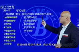 百通世纪中医中西医执业医师资格考试：笔试考试科目及分值视频封面