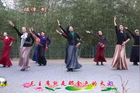 紫竹院广场舞《北京的金山上》，这支舞大家都喜欢！