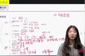一元一次方程   什么是元  什么是次  为什么叫一元一次方程呢？视频封面