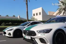 迪拜超跑聚会！迪拜皇室都来了！还有玛莎拉蒂警车护航视频封面
