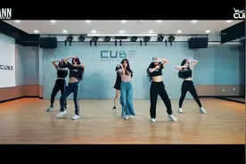 非著名韩国女团练习室，看私服来了视频封面