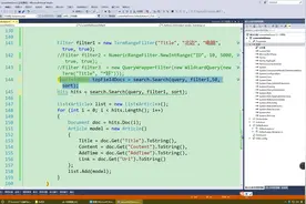 .NET大数据搜索8（ Lucene.net分页查询和计算搜索耗时的方法）视频封面