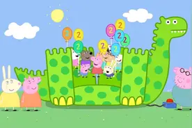 小猪佩奇:乔治的生日到了，佩奇和朋友们给乔治庆祝生日视频封面