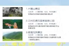 兰州市文旅年卡“五一”上线发行图片
