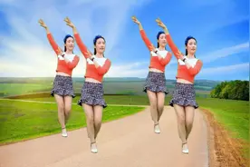 致经典情歌《梨花姑娘》广场舞，声声纯美句句深情，美不声收视频封面