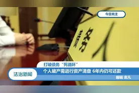 打破债务“死循环”：个人破产需进行资产清算，6年内仍可还款视频封面