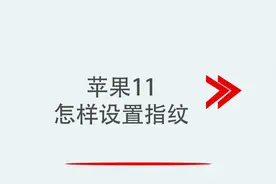 苹果11怎样设置指纹视频封面