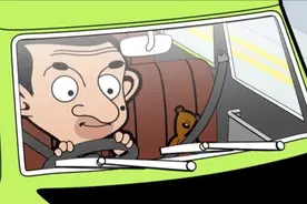 憨豆先生的小绿车变成废铁 ！