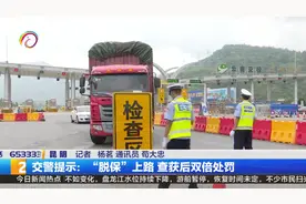交警提示：“脱保”上路 查获后双倍处罚视频封面