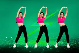 7分钟超长版大众零基础健身操，强力燃脂减肥操《我不是狼dj》