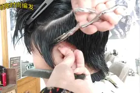 疫情放了大长假快开学了 一款标准女中学生发型 这样剪才能达标