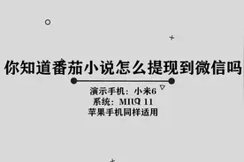 你知道番茄小说怎么提现到微信吗，简单几步，轻松完成