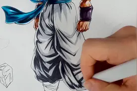 七龙珠漫画人物手绘画画  这位是最强合体吗？视频封面