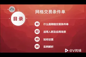 股票交易中，如何进行网格交易条件单设置？视频封面