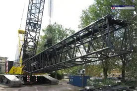 大型吊车 组装 工作 过程 长见识了