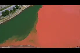 《西游记》中的通天河，与巴塘河相遇，一边浑浊一边清澈，奇景啊视频封面