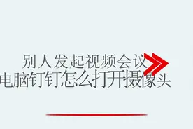 别人发起视频会议电脑钉钉怎么打开摄像头视频封面