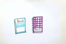 简笔画本子的画法视频封面