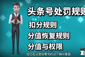 头条信用分你了解吗，分值直接影响到收益和账号安全，新手必学视频封面