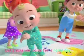 英语早教动画儿歌Piggy bank song小猪银行歌视频封面