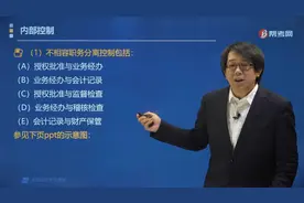 郑晓博老师带你学习企业在内部控制时哪些不相容职务应分离？视频封面
