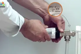 家里暖气片装这个阀门方便多了，温度控制很好用