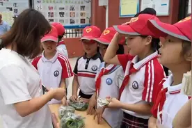 开心农场大丰收！咸阳小学生义卖400多斤蔬菜帮贫困生图片