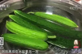 生活圈：黄瓜上留有农药残留，怎样才能将其去除干净？专家来支招视频封面