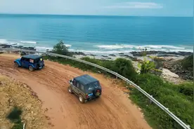 惠东有条自驾沿海公路景色超美，可惜道路泥泞难走令人胆颤心惊视频封面