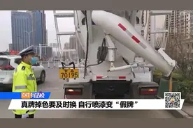 真牌掉色要及时换 自行喷漆变“假牌”视频封面