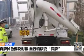 真牌掉色要及时换 自行喷漆变“假牌”视频封面