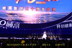 歌唱家董文华在威高集团30周年庆典上的致辞视频封面