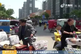 家长接送孩子乱停车，学校门口拥堵难行，济宁交警绞尽脑汁破难题