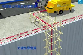 「技术交底」大体积混凝土浇筑施工工艺动画演示（中建八局）视频封面