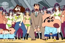 蜡笔小新：被抓走，见到幕后主使Amigo森巴，这个广志也是假的？