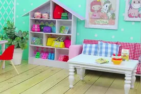 自制微型家具，打造芭比娃娃家庭用品和家具视频封面