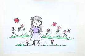 简笔画春天来了怎么画视频封面