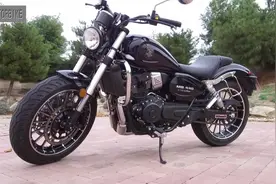 最新国产双缸美式巡航 奔达原驰兽BD400 出口版鉴赏 排气音不错！视频封面