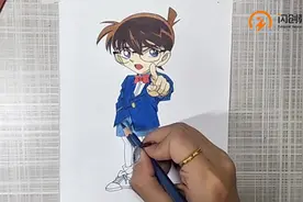 彩铅 -  柯南（工藤新一），真相只有一个！视频封面